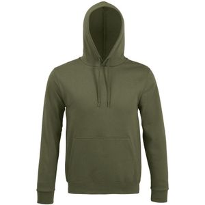 SOLS Snake Unisex Hooded Sweatshirt / Hoodie (Donkergroen)