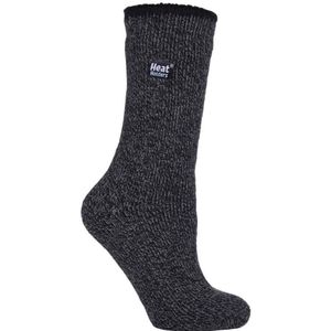 Dikke thermo sokken van merinowol voor dames - Zwart