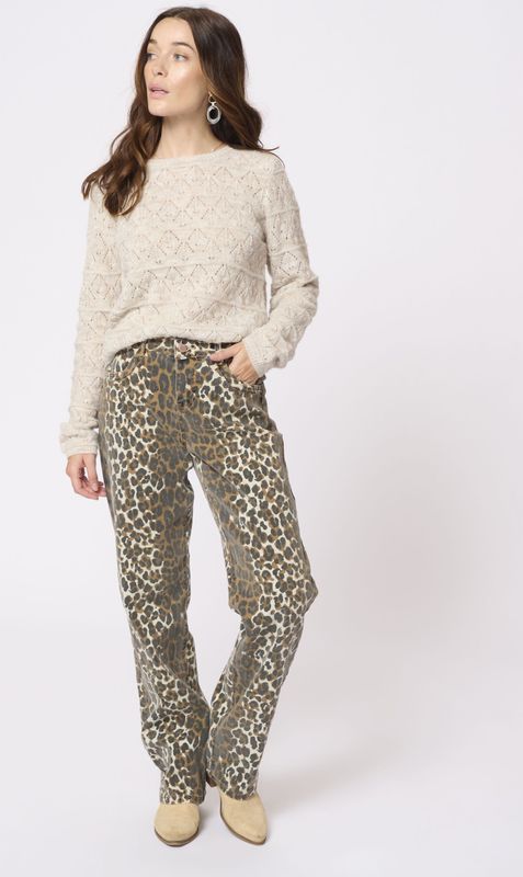 Jeans Regular fit leopard