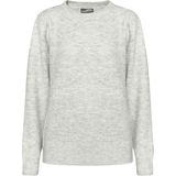Dreimaster - Gebreide Trui - Licht Grijs Melange - Dames