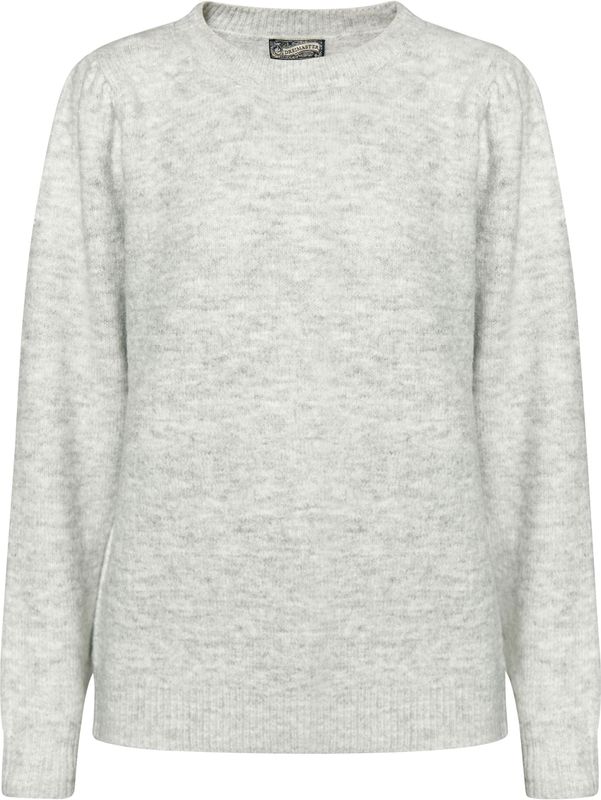 Dreimaster - Gebreide Trui - Licht Grijs Melange - Dames