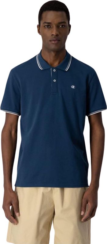 Champion - Poloshirt - Beige - Kwartmouw - Effen