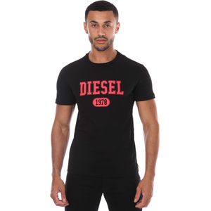 Diesel - T-DIEGOR - T-shirt - Zwart