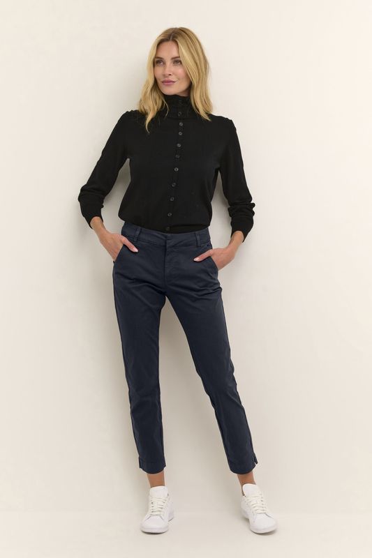 Kaffe - KAmette Pants - Chino's - Blauw