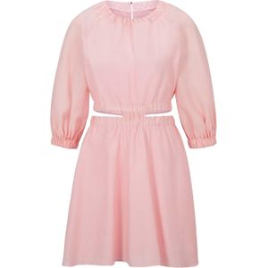 Hugo Dames/Dames Kang Uitgesneden Jurk (Roze)