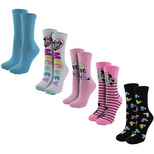 5 Paar Minnie Mouse Sokken voor Vrouwen | Schattige Noviteit Disney Mickey Mouse Sokken | Ideale Kerstcadeaus - Minnie&Mickey