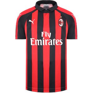 Puma - AC Milan - Kinder Voetbalshirt - Zwart/Rood - Korte Mouw