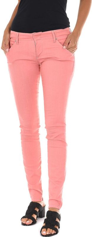 Lange Broek - Roze - Stretchstof - Vrouw