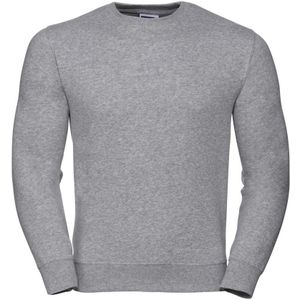 Russell Heren Authentieke Sweatshirt (Slimmer Cut) (Licht Oxford) - Maat XS