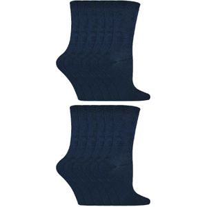 12 Paar Kinderen Ademend Bamboe Effen Sokken voor School