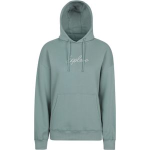 Mountain Warehouse Dames Explore Relaxed Fit Hoodie (Khaki Groen)