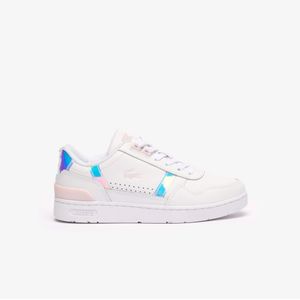 Lacoste T-Clip Trainers voor dames in Wit roze