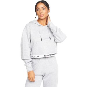 Crosshatch Dames/Dames Jacklight Hoodie (Lichtgrijs mergel)