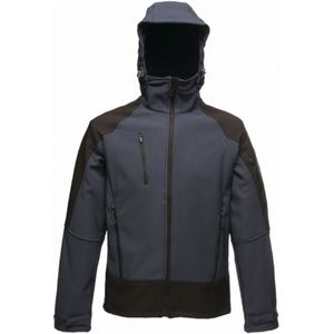 Regatta Heren Powergrid 3-lagige jas (Marineblauw/zwart)