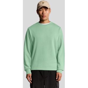 Lyle & Scott Superfine Cotton Script Sweatshirt - Groen