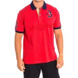 La Martina - TMP600-JS316 - Polo met Korte Mouwen - Rood