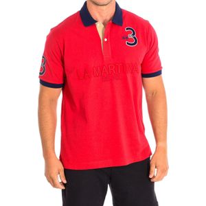 La Martina - TMP600-JS316 - Polo met Korte Mouwen - Rood
