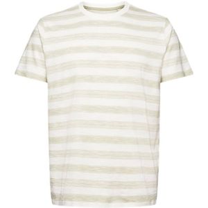 ESPRIT Gestreept Regular Fit T-shirt Groen - Maat XL