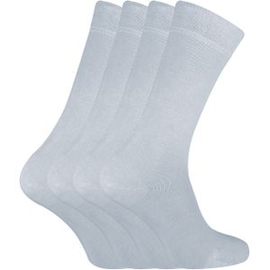 Set van 4 zachte, ademende bamboe sokken voor dames - Wit