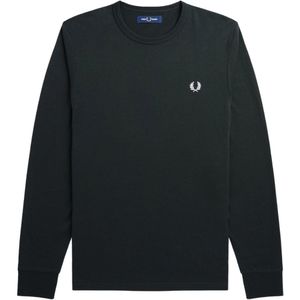 Fred Perry - Laurel Wreath - T-shirt - Gunmetal Grey - Lange Mouwen