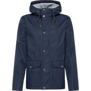 Mo Regenjas met print aan de binnenkant Heren marine