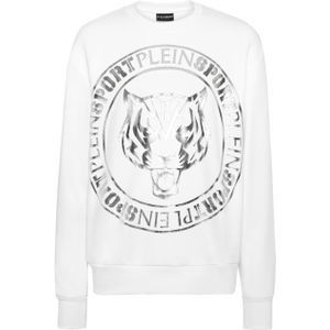 Plein Sport - Sweatshirt Tiger - Zwart - Katoen - Regular Fit