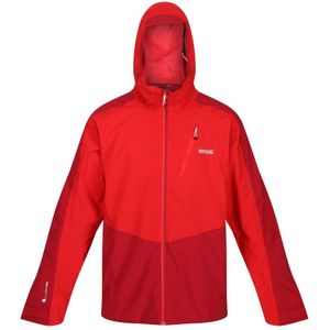 Regatta Highton Stretch II Waterdichte Jas voor heren (Chinees Rood/Donkerrood)