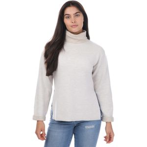 Ted Baker Lidyaa Relaxed Fit Funnel Neck Trui voor dames in Naturel