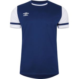 Umbro Heren Cavelle Jersey T-Shirt (Marine/Briljant Wit)