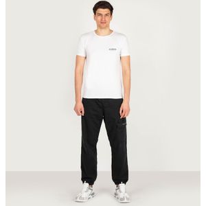 Iceberg - Fitted T-shirt - Wit - Katoen - Ronde Halslijn