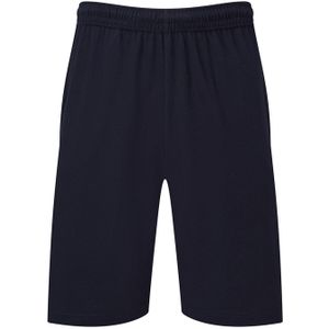 Fruit of the Loom Heren Iconic 195 Jersey Shorts (Deep Navy)