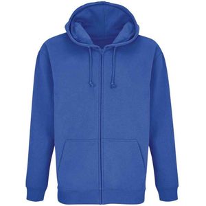 SOLS Unisex Carter Full Zip Hoodie voor volwassenen (Koningsblauw)