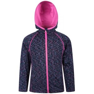 Mountain Warehouse Kinder/Kids Kayleigh II Stripe Full Zip Hoodie (Indigo) - Maat 11-12J / 146-152cm