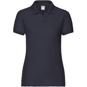Fruit of the Loom Dames/Dames Lady Fit 65/35 Poloshirt (Deep Navy)