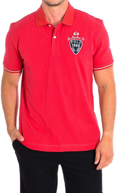 La Martina - Poloshirt - Rood - Katoen