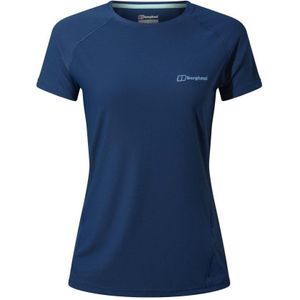 Dames Berghaus 24/7 Korte Mouw Tech Baselayer T-shirt in Blauw