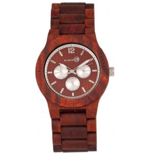 Earth Wood Bonsai-armbandhorloge met dag/datum