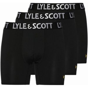 Lyle & Scott Onderbroeken Elton 3-Pack Boxers Zwart