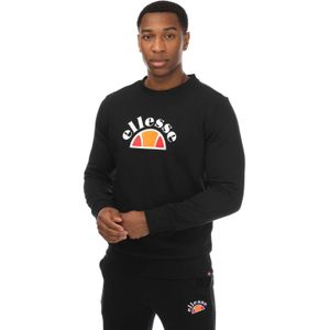 Heren Ellesse Tessari Crewneck Sweatshirt in Zwart