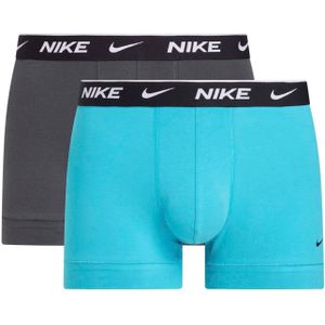 Nike Boxershorts voor heren (Set van 2) (Grijs/Blauw)