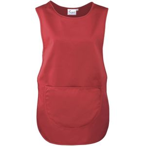 Premier Dames / Dames Pocket Tabard / Werkkleding (Pakket van 2) (Rood)