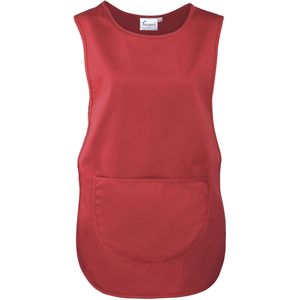 Premier Dames / Dames Pocket Tabard / Werkkleding (Pakket van 2) (Rood)