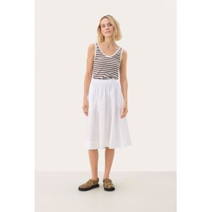 Part Two - Ingi - A-lijn Rok - Wit - Knielengte