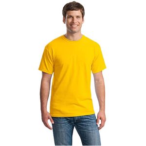 Fruit Van Het Weefgetouw | T-shirt Met Ronde Hals En Korte Mouwen Voor Heren, Geel (5-pack) - Maat XL