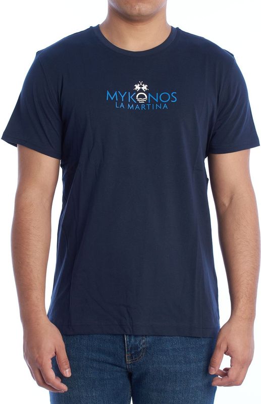 La Martina - YMR605-JS395 - T-shirt - Heren - Regular Fit - Korte Mouwen