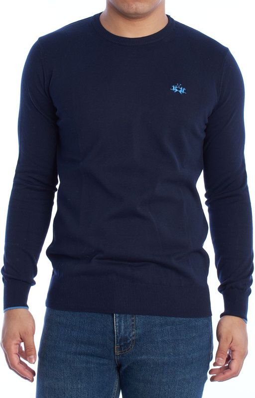 La Martina - YMS010-XC008 - Sweater - Regular Fit - Ronde Hals - Heren