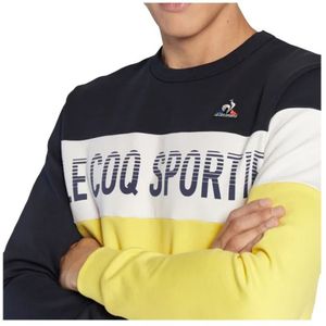 Le Coq Sportif Saison 2 Blauw Geel Sweatshirt