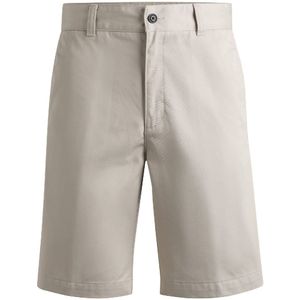 Heren Hugo Darik241 Regular-Fit Shorts in Lichtgrijs