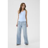 Jersey Top - Lichtblauw - KAomi Slim Fit - Dames Tanktop