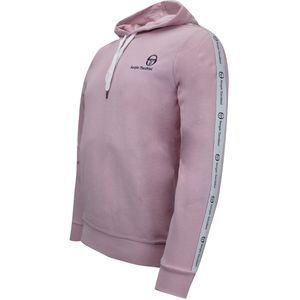Sergio Tacchini - Getapete Devok Hoodie - Licht Roze - Lange Mouw - Heren